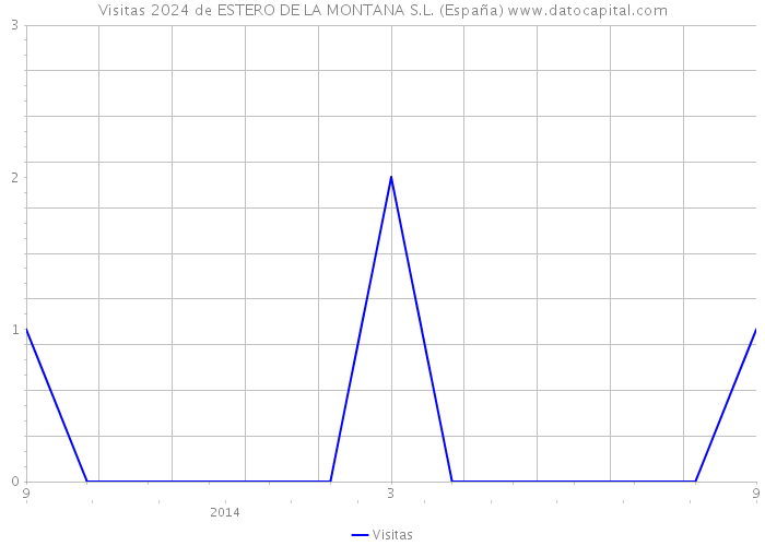 Visitas 2024 de ESTERO DE LA MONTANA S.L. (España) 