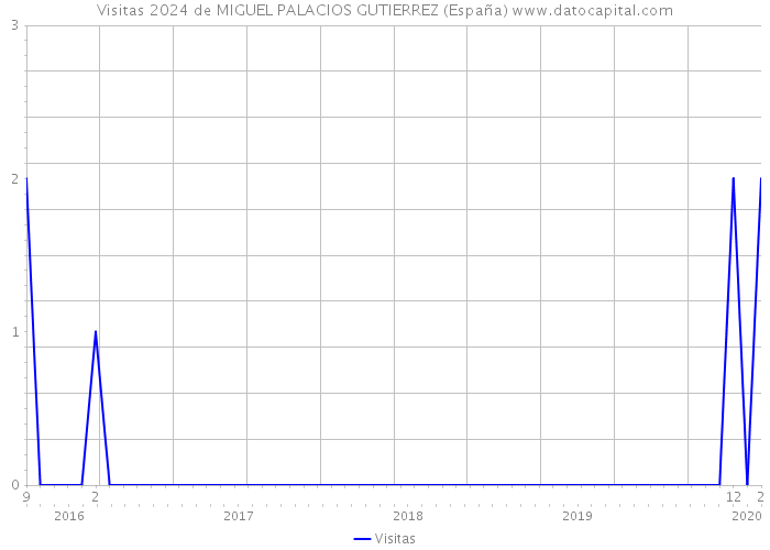Visitas 2024 de MIGUEL PALACIOS GUTIERREZ (España) 