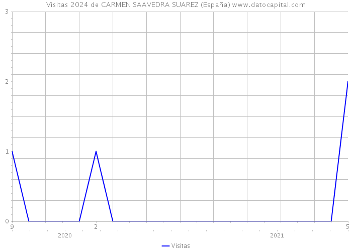 Visitas 2024 de CARMEN SAAVEDRA SUAREZ (España) 