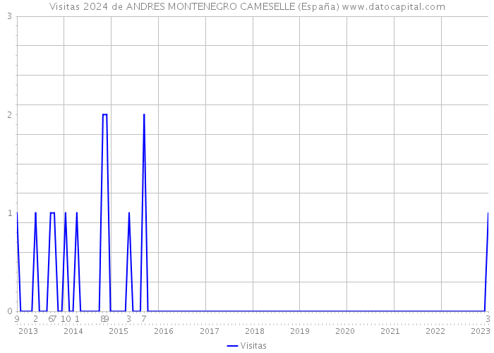 Visitas 2024 de ANDRES MONTENEGRO CAMESELLE (España) 