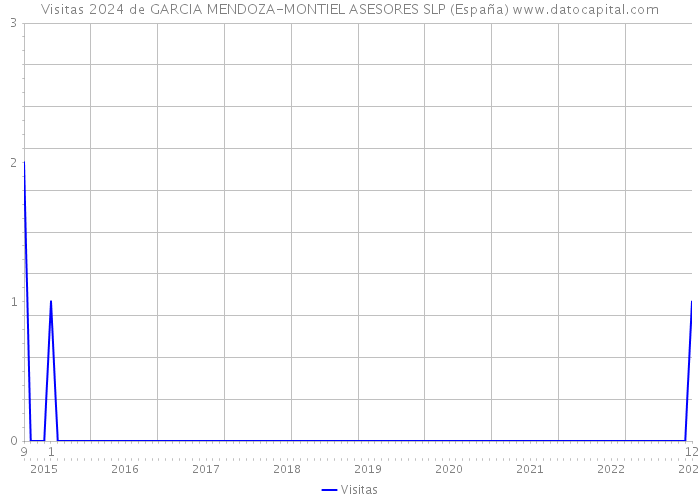 Visitas 2024 de GARCIA MENDOZA-MONTIEL ASESORES SLP (España) 