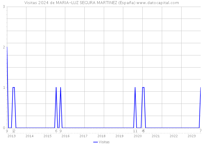 Visitas 2024 de MARIA-LUZ SEGURA MARTINEZ (España) 