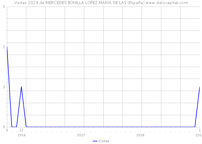 Visitas 2024 de MERCEDES BONILLA LOPEZ MARIA DE LAS (España) 