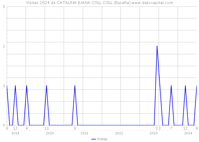 Visitas 2024 de CATALINA JUANA COLL COLL (España) 