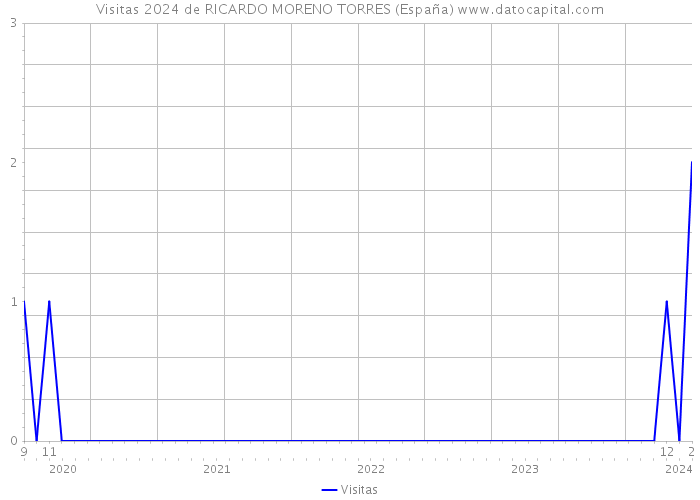 Visitas 2024 de RICARDO MORENO TORRES (España) 