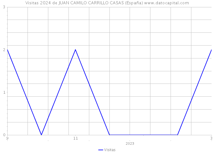 Visitas 2024 de JUAN CAMILO CARRILLO CASAS (España) 