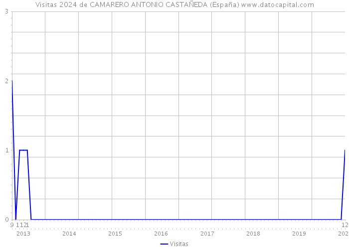 Visitas 2024 de CAMARERO ANTONIO CASTAÑEDA (España) 