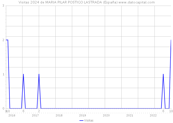 Visitas 2024 de MARIA PILAR POSTIGO LASTRADA (España) 