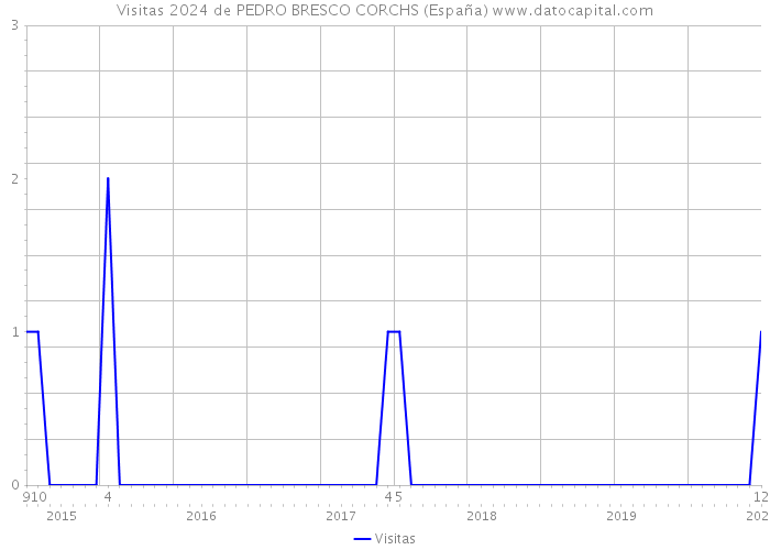 Visitas 2024 de PEDRO BRESCO CORCHS (España) 
