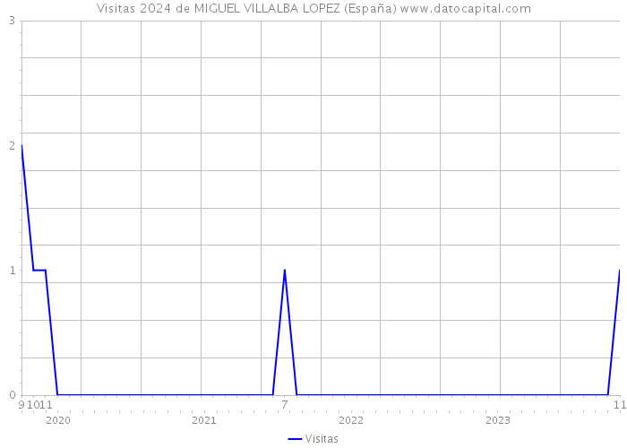 Visitas 2024 de MIGUEL VILLALBA LOPEZ (España) 