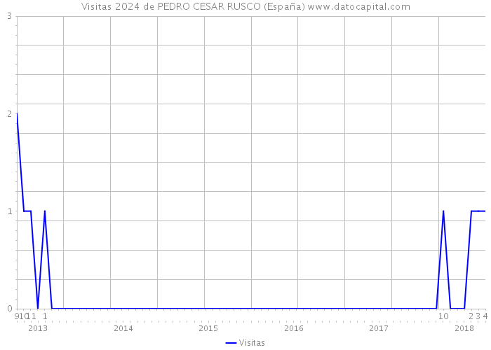 Visitas 2024 de PEDRO CESAR RUSCO (España) 