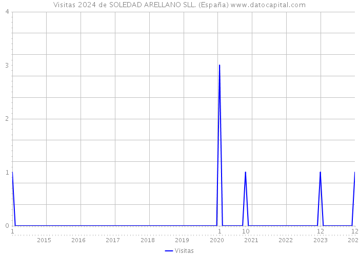 Visitas 2024 de SOLEDAD ARELLANO SLL. (España) 