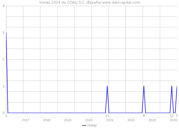 Visitas 2024 de COAL; S.C. (España) 