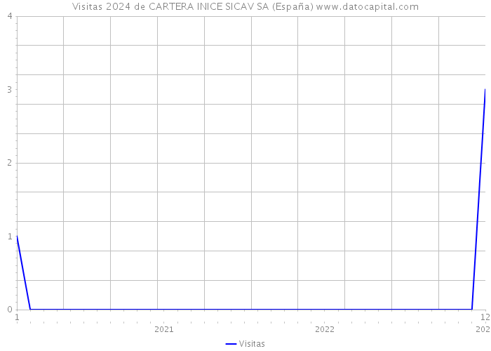 Visitas 2024 de CARTERA INICE SICAV SA (España) 