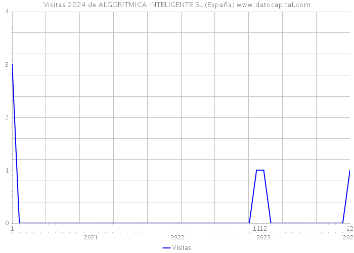 Visitas 2024 de ALGORITMICA INTELIGENTE SL (España) 