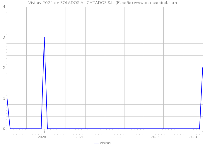 Visitas 2024 de SOLADOS ALICATADOS S.L. (España) 