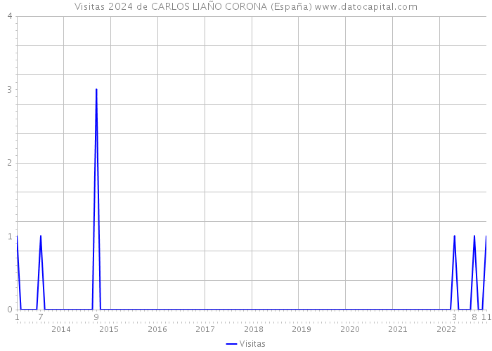 Visitas 2024 de CARLOS LIAÑO CORONA (España) 