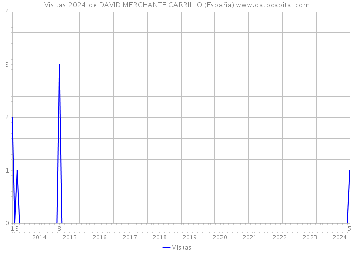 Visitas 2024 de DAVID MERCHANTE CARRILLO (España) 
