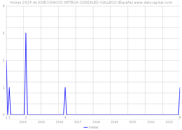 Visitas 2024 de JOSE IGNACIO ORTEGA GONZALEZ-GALLEGO (España) 