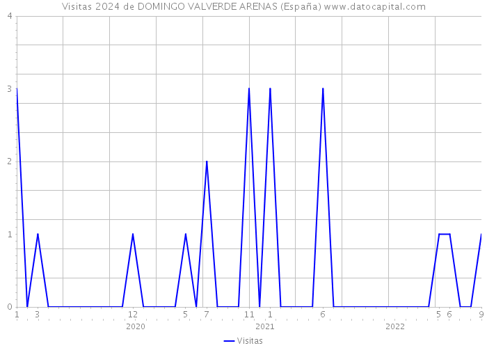 Visitas 2024 de DOMINGO VALVERDE ARENAS (España) 