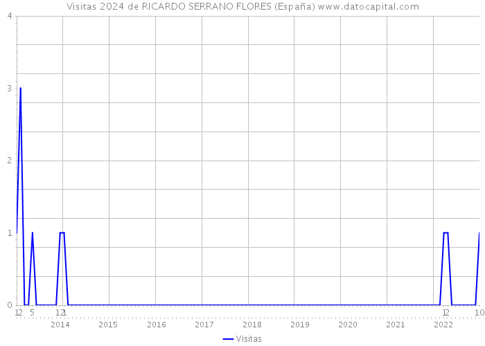 Visitas 2024 de RICARDO SERRANO FLORES (España) 