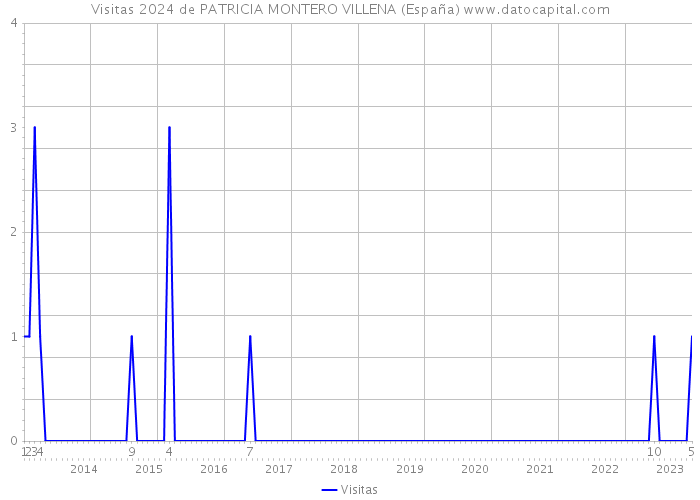 Visitas 2024 de PATRICIA MONTERO VILLENA (España) 