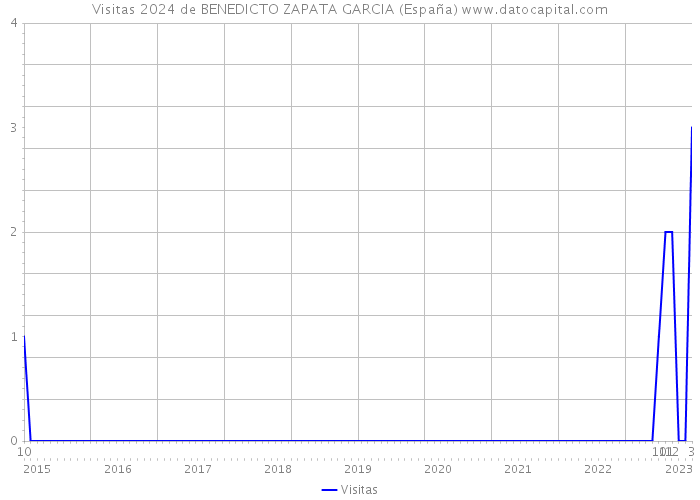 Visitas 2024 de BENEDICTO ZAPATA GARCIA (España) 
