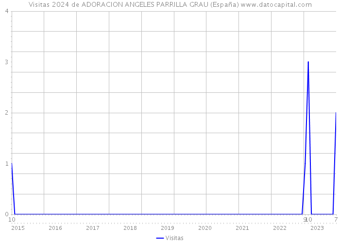 Visitas 2024 de ADORACION ANGELES PARRILLA GRAU (España) 