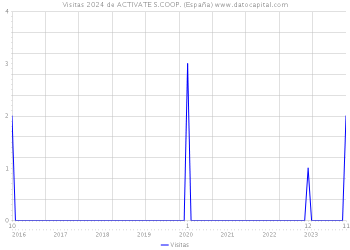 Visitas 2024 de ACTIVATE S.COOP. (España) 