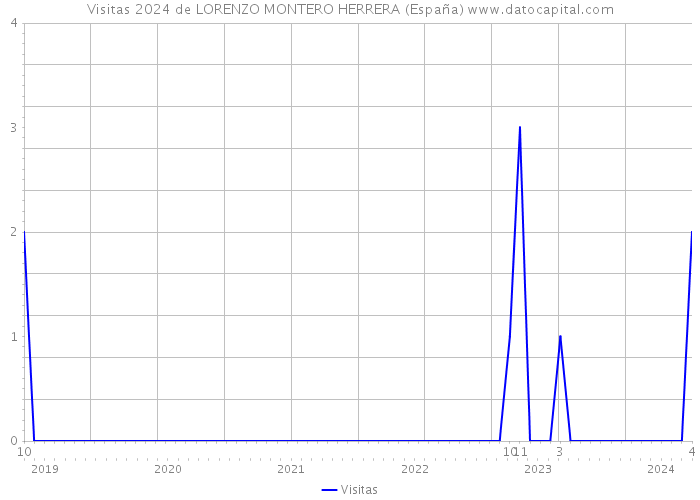 Visitas 2024 de LORENZO MONTERO HERRERA (España) 