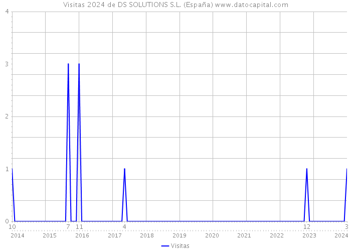Visitas 2024 de DS SOLUTIONS S.L. (España) 