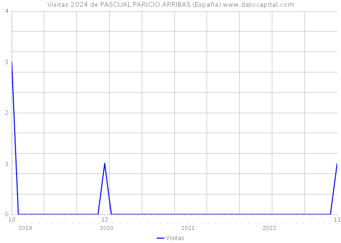 Visitas 2024 de PASCUAL PARICIO ARRIBAS (España) 