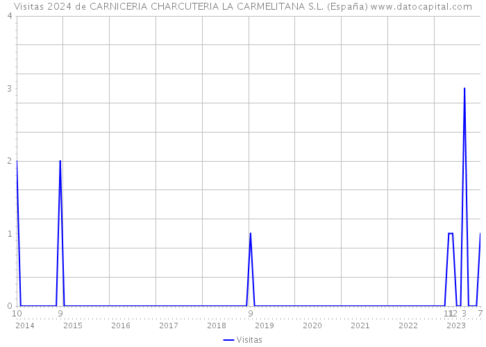 Visitas 2024 de CARNICERIA CHARCUTERIA LA CARMELITANA S.L. (España) 