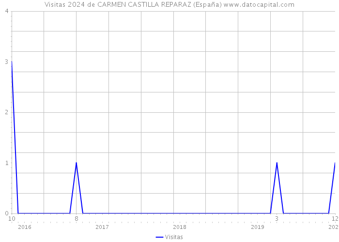 Visitas 2024 de CARMEN CASTILLA REPARAZ (España) 