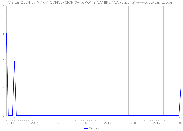 Visitas 2024 de MARIA CONCEPCION SANGRONIZ CAMIRUAGA (España) 