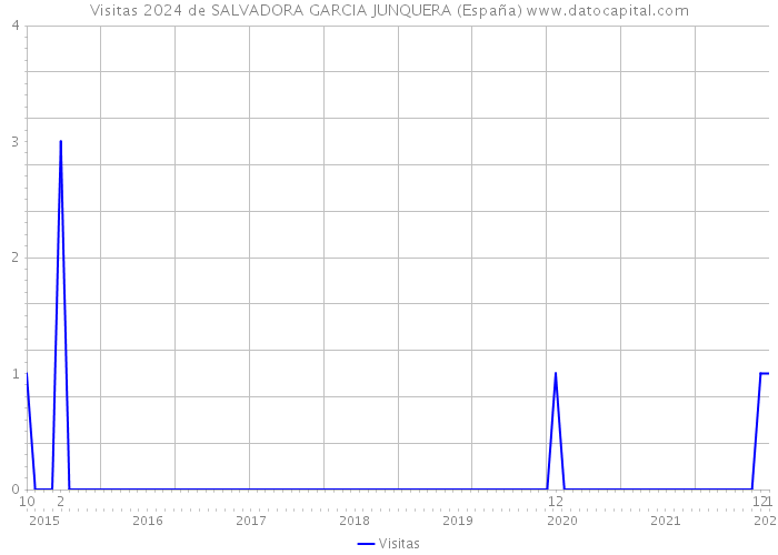 Visitas 2024 de SALVADORA GARCIA JUNQUERA (España) 