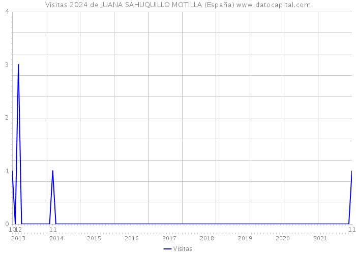 Visitas 2024 de JUANA SAHUQUILLO MOTILLA (España) 