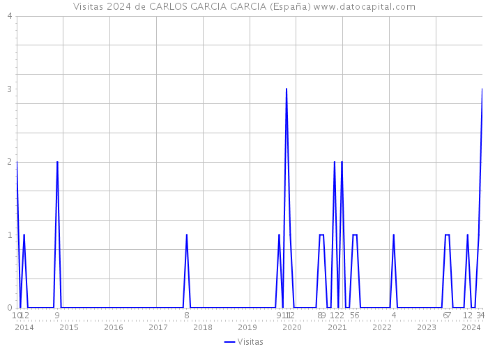 Visitas 2024 de CARLOS GARCIA GARCIA (España) 