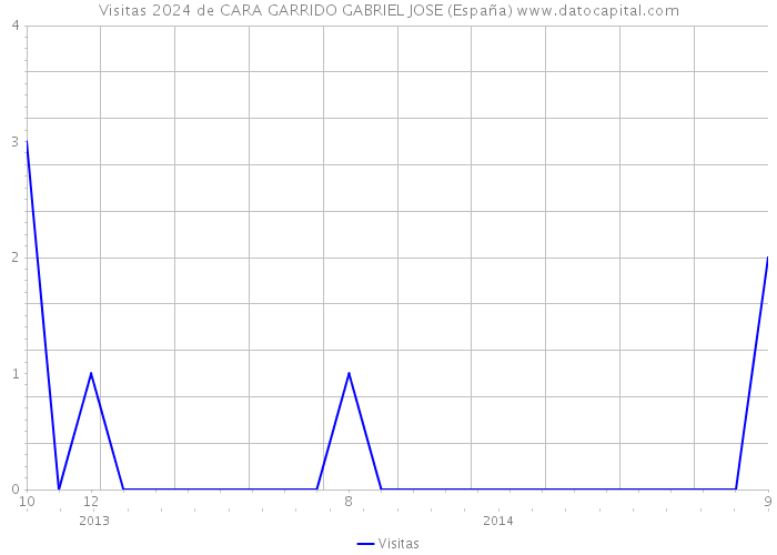 Visitas 2024 de CARA GARRIDO GABRIEL JOSE (España) 