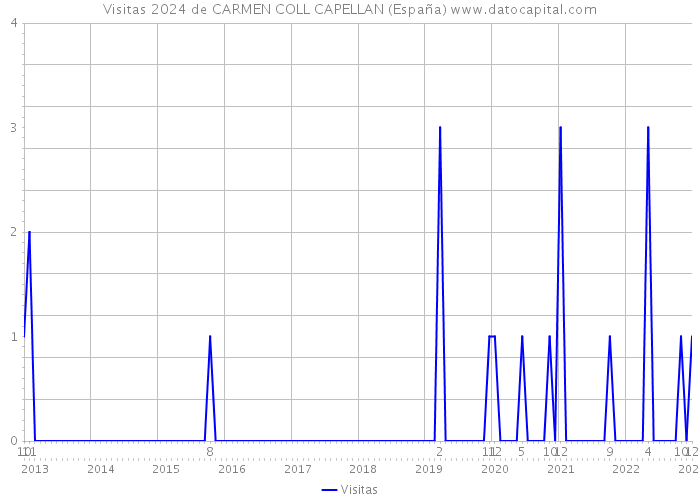 Visitas 2024 de CARMEN COLL CAPELLAN (España) 
