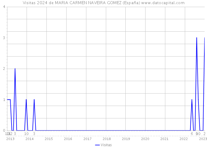 Visitas 2024 de MARIA CARMEN NAVEIRA GOMEZ (España) 
