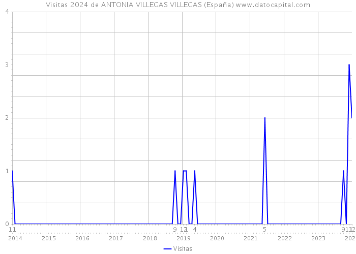 Visitas 2024 de ANTONIA VILLEGAS VILLEGAS (España) 