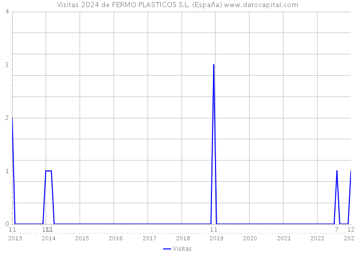 Visitas 2024 de FERMO PLASTICOS S.L. (España) 