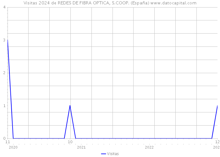 Visitas 2024 de REDES DE FIBRA OPTICA, S.COOP. (España) 