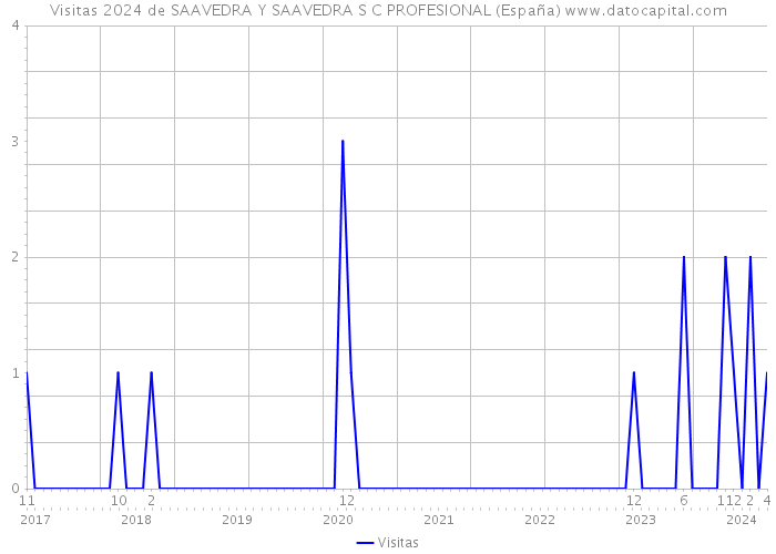 Visitas 2024 de SAAVEDRA Y SAAVEDRA S C PROFESIONAL (España) 