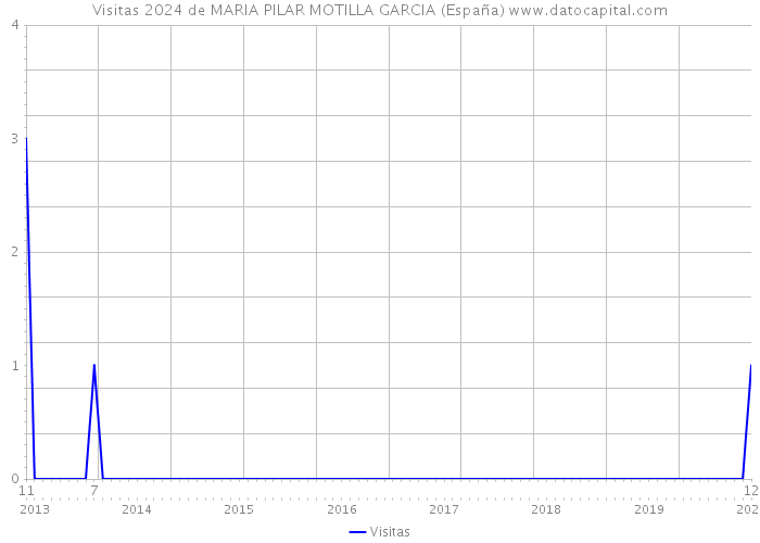 Visitas 2024 de MARIA PILAR MOTILLA GARCIA (España) 