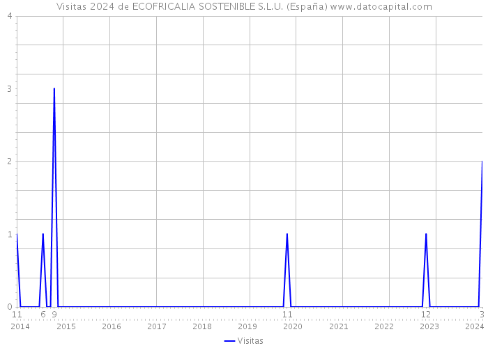 Visitas 2024 de ECOFRICALIA SOSTENIBLE S.L.U. (España) 