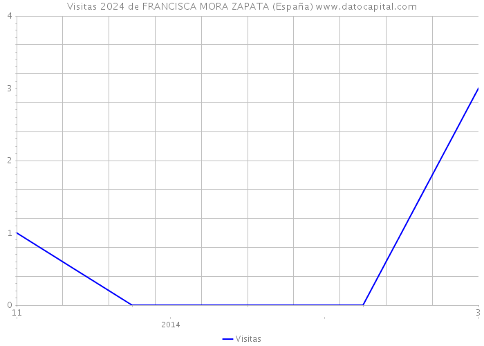 Visitas 2024 de FRANCISCA MORA ZAPATA (España) 