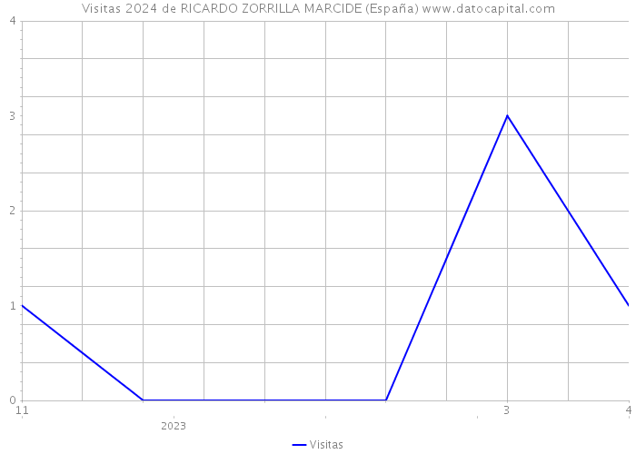 Visitas 2024 de RICARDO ZORRILLA MARCIDE (España) 