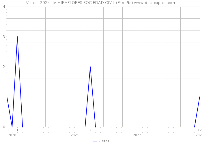 Visitas 2024 de MIRAFLORES SOCIEDAD CIVIL (España) 